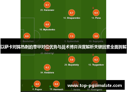 以萨卡对阵热刺的意甲对位优势与战术博弈深度解析关键因素全面拆解